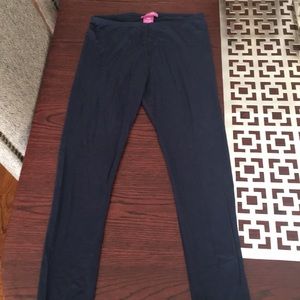 Aqua brand navy knit leggings